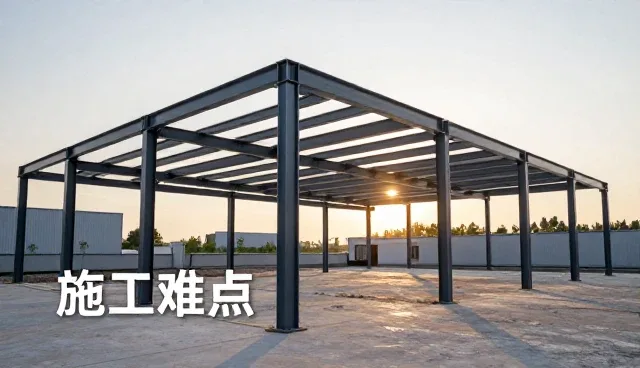轻型钢构框架在多场景下的节点可查解决方案