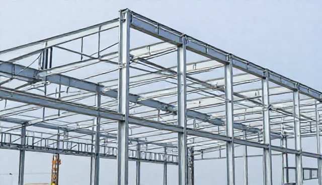 钢构组件:轻型钢构框架在建筑施工中的应用分析